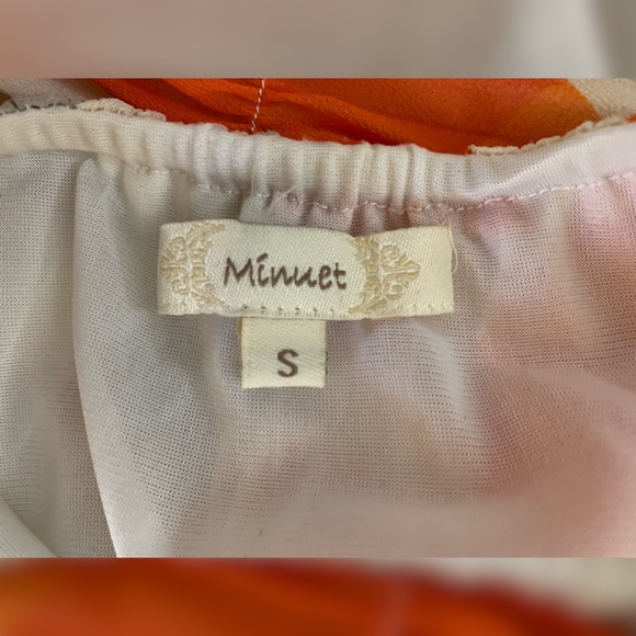 Minuet Halter Dress with Pleats and Ruffles - Picture 4 of 5